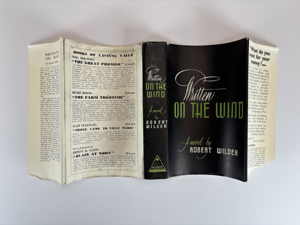 robert wilder written on the wind first edition4
