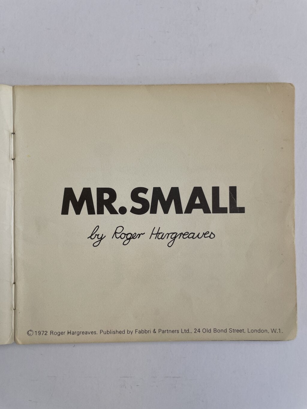 roger hargreaves mr small first edition2