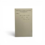 ronald ross signed letter1