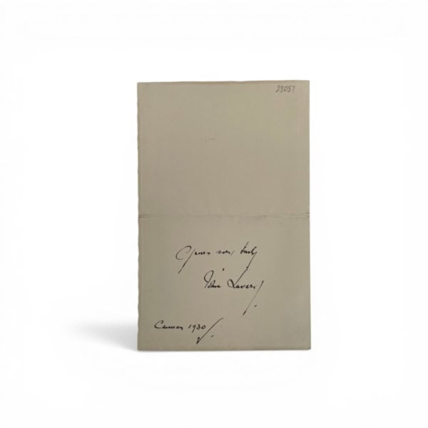 sir john lavery signed letter2