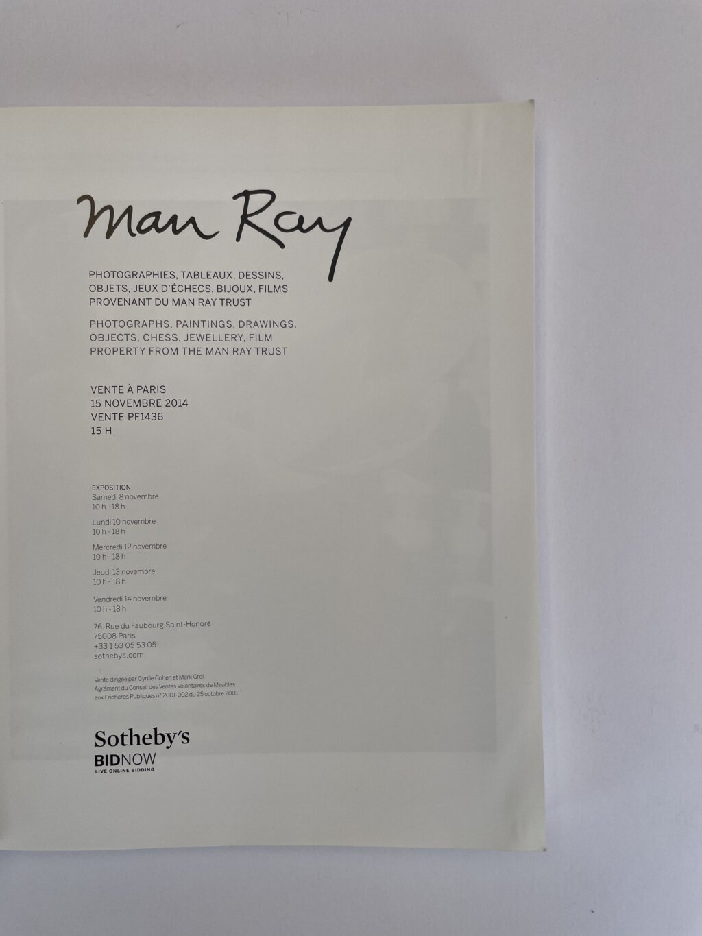 sothebys man ray 2