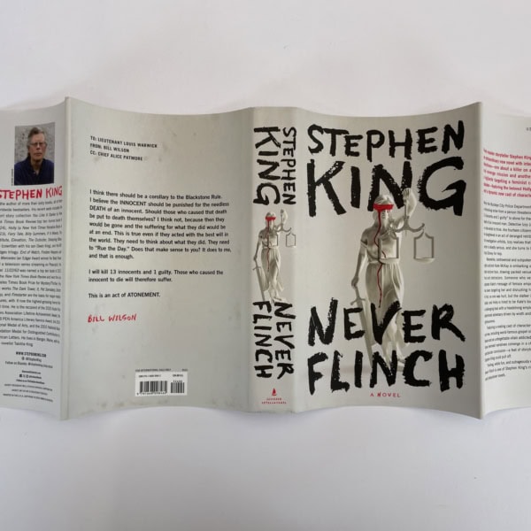stephen king never flinch first us edition4