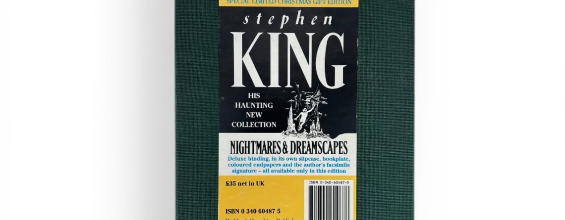 stephen king nightmares and dreamscapes signed 1