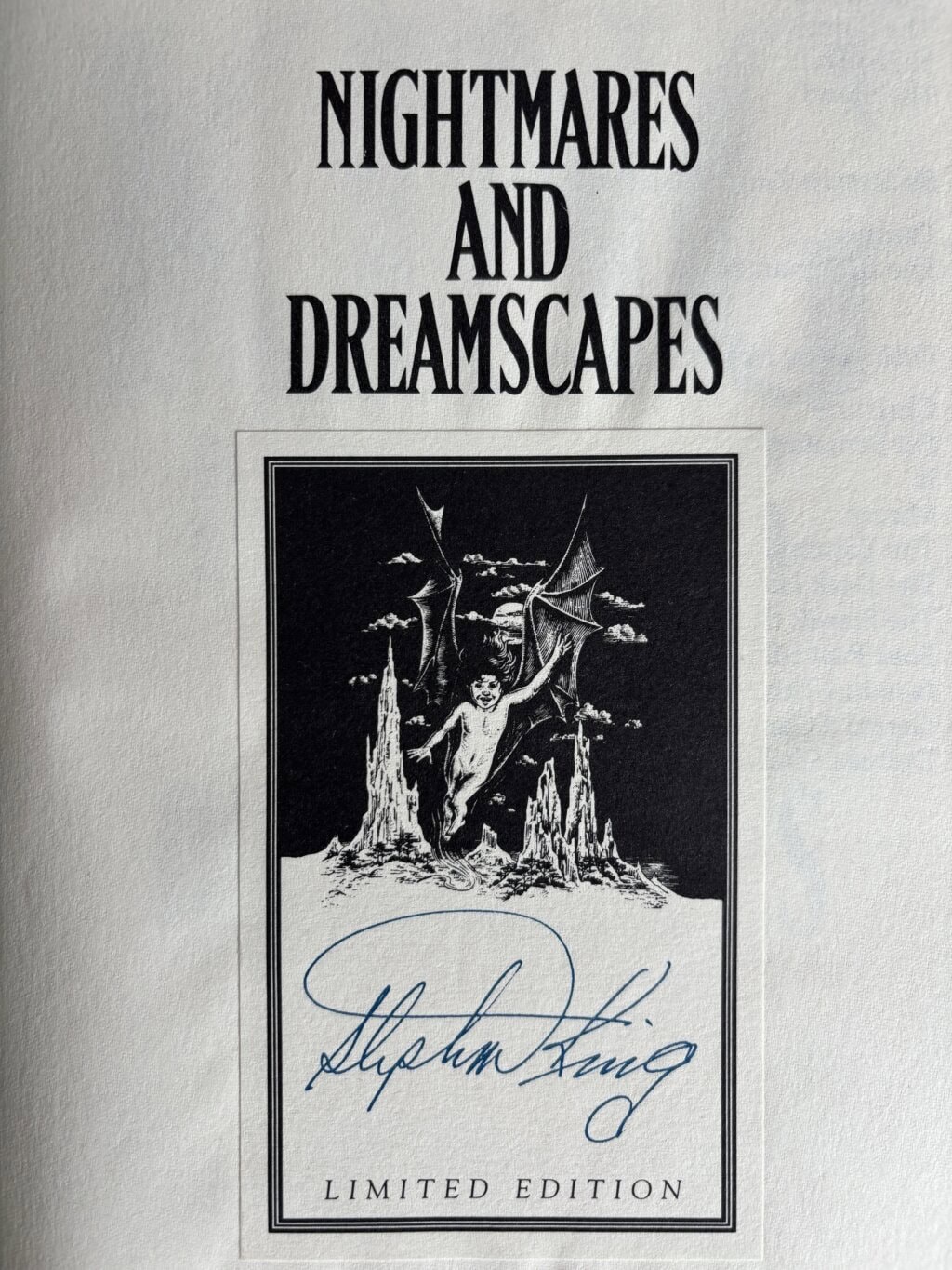 stephen king nightmares and dreamscapes signed 2