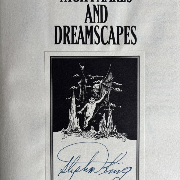 stephen king nightmares and dreamscapes signed 2