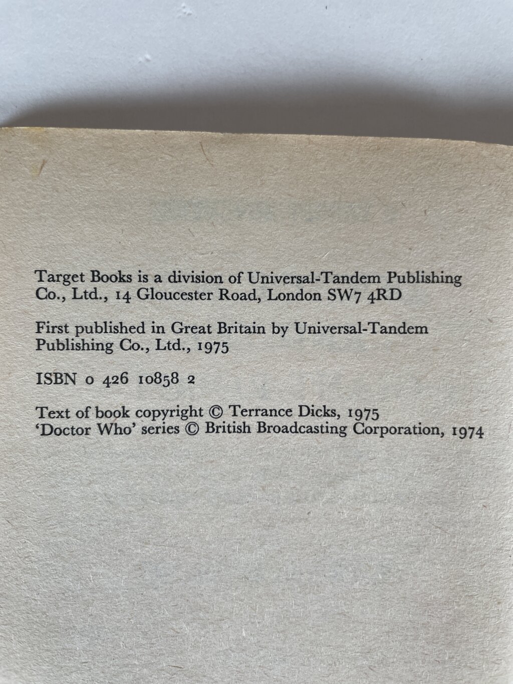 terrance dicks doctor who and the giant robot first2