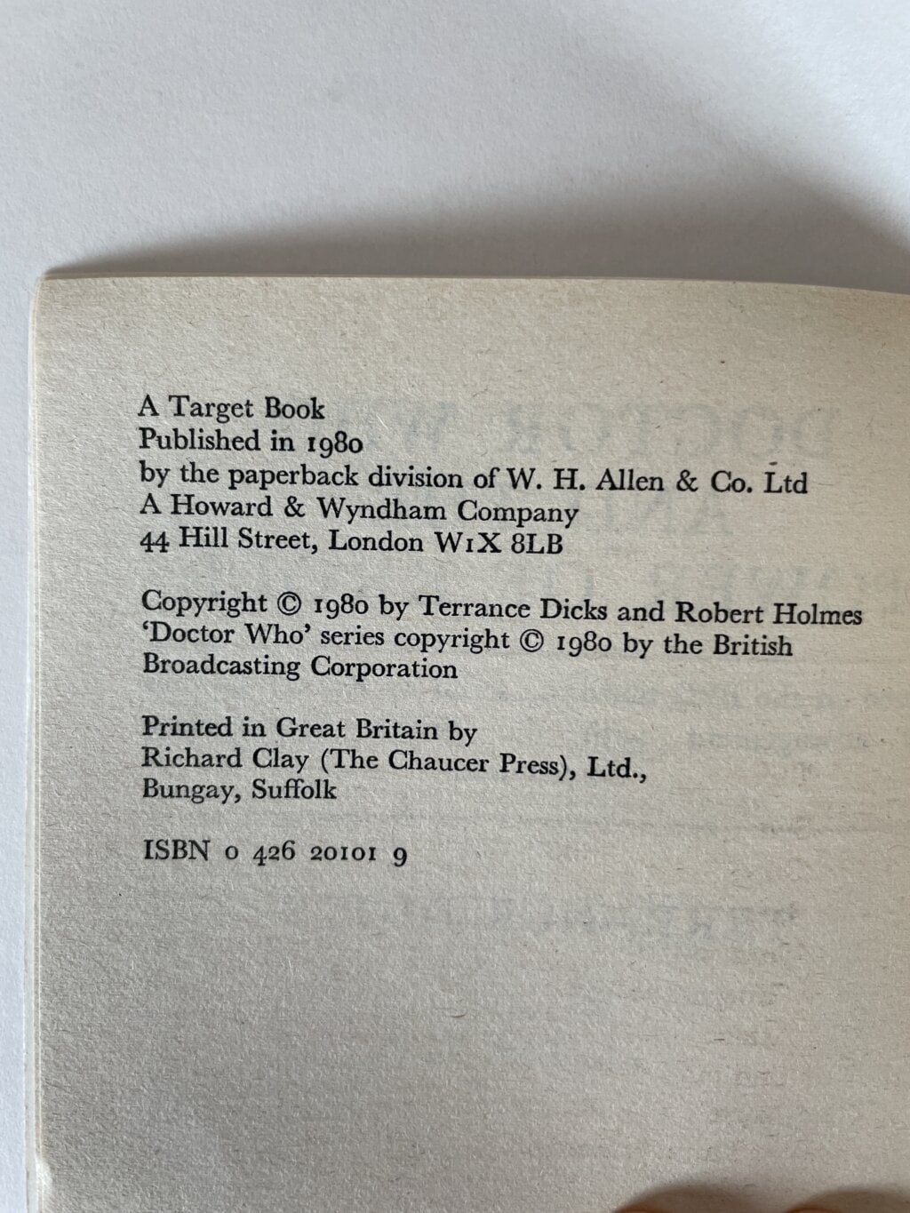 terrance dicks doctor who and the power of kroll first2