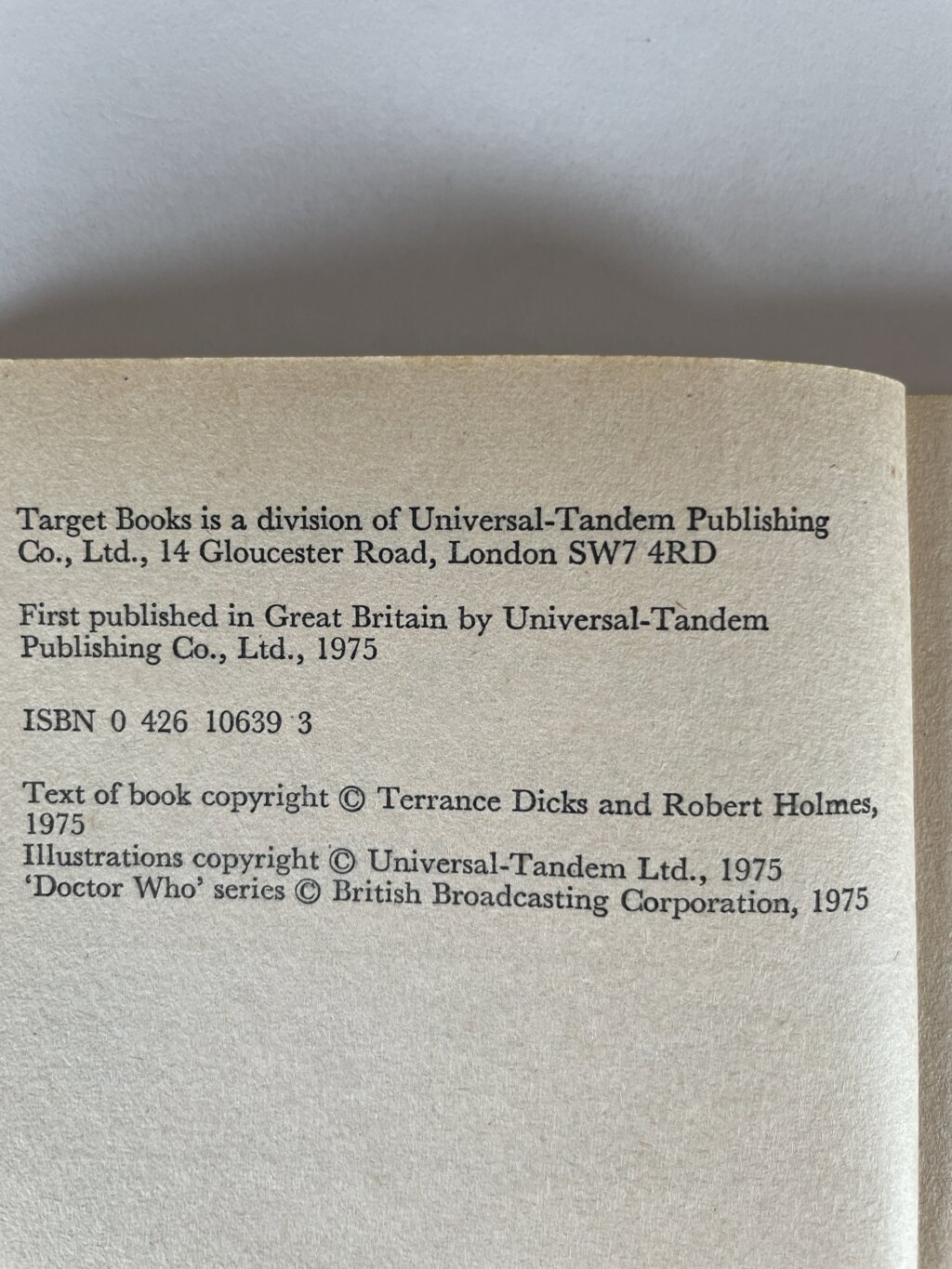 terrance dicks doctor who and the terror of the autons first2