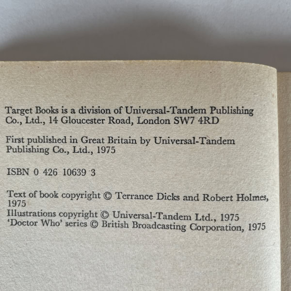 terrance dicks doctor who and the terror of the autons first2
