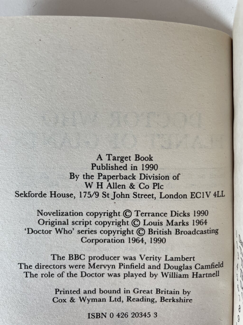 terrance dicks doctor who plamet of giants first2