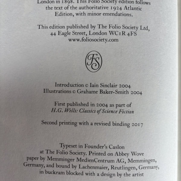 the war of the worlds folio2