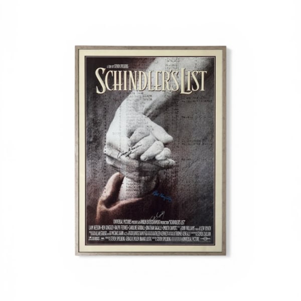 Schindler's List - Signed Movie Poster
