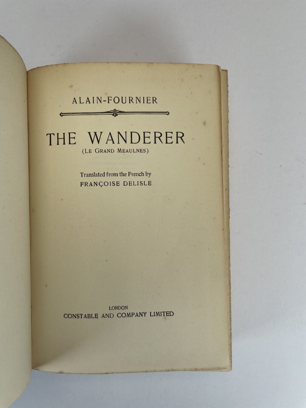 alain fournier the wanderer first edition2
