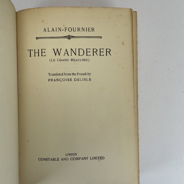 alain fournier the wanderer first edition2