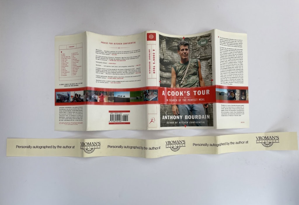 anthony bourdain a cooks tour signed first 5