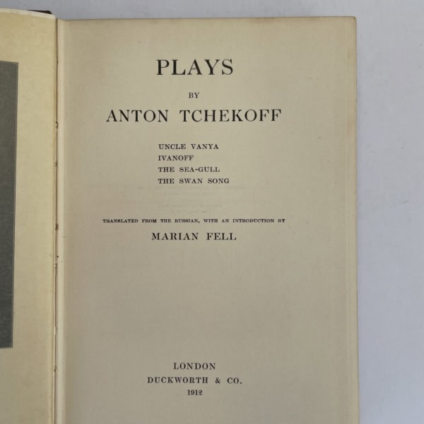 anton tchekoff plays firsts 2