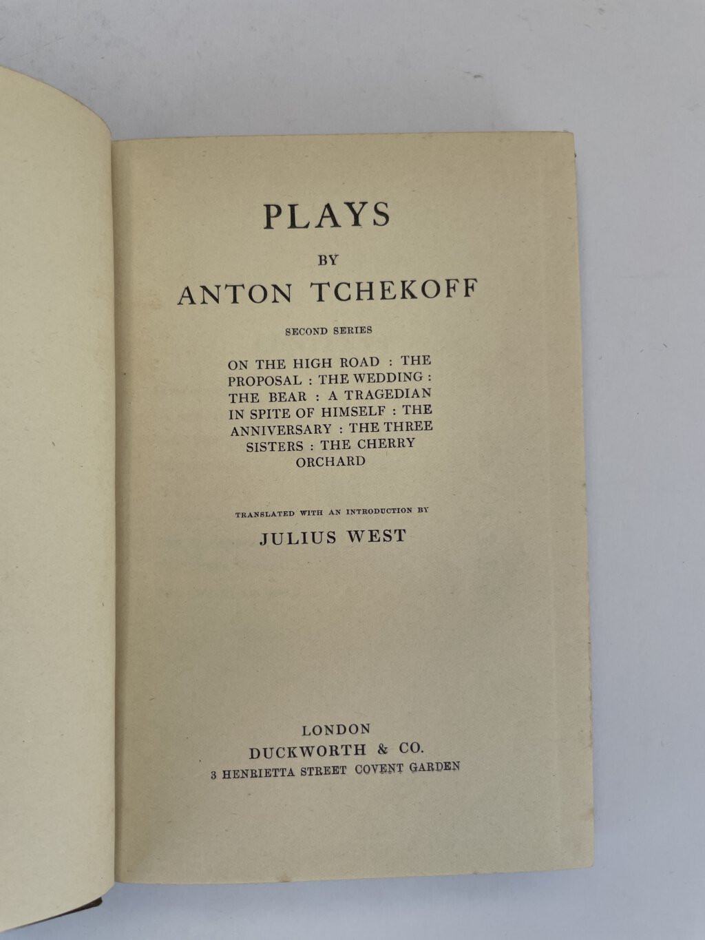 anton tchekoff plays firsts 4