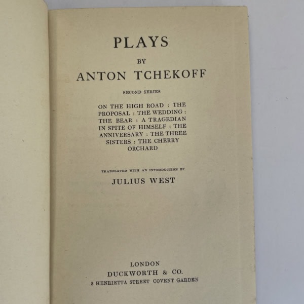 anton tchekoff plays firsts 4