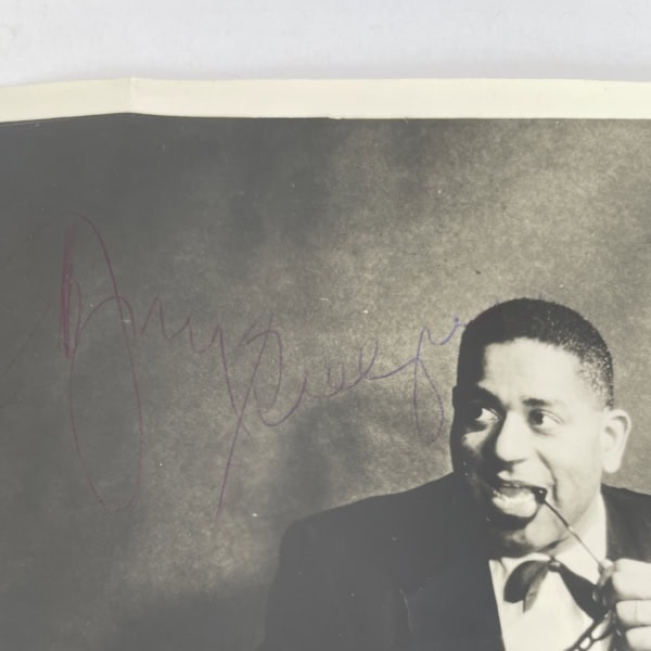 dizzy gillespe signed photo and brichure2