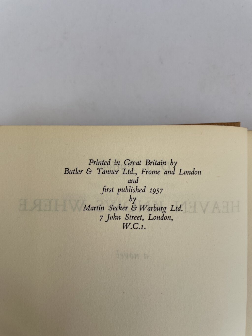 dj enright heaven knows where first edition2