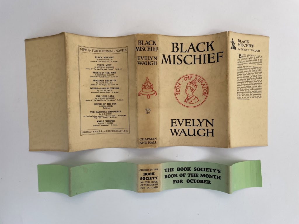 evelyn waugh black mischief with band first 5