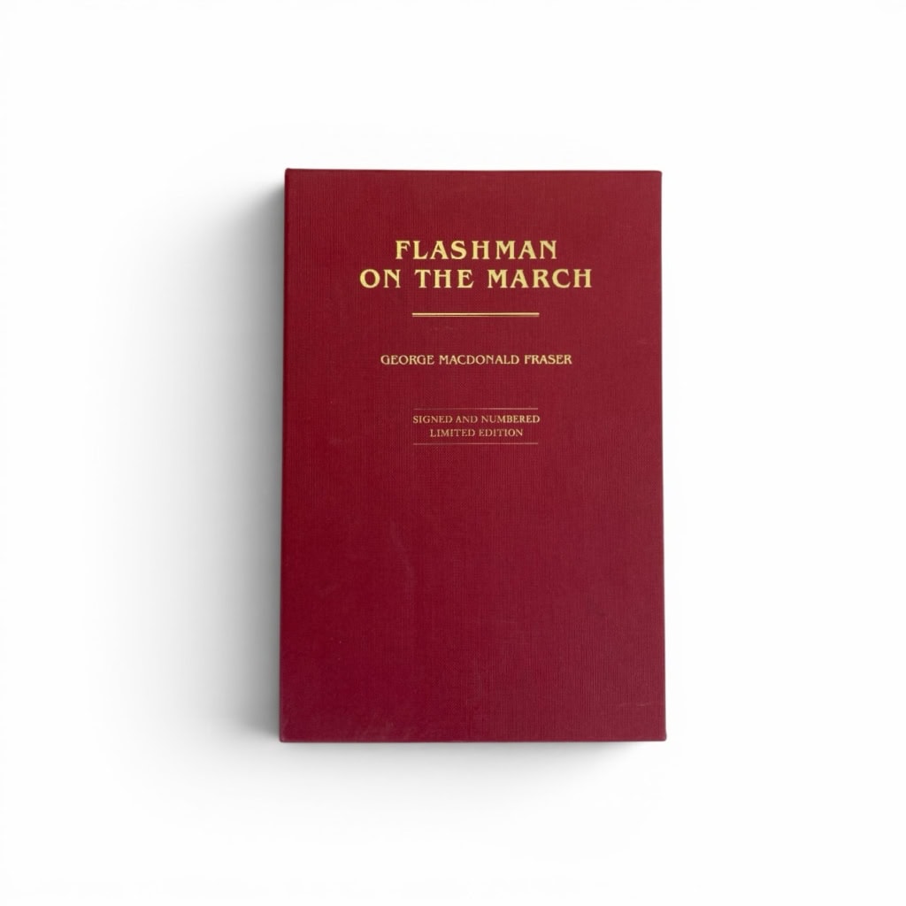 george macdonald fraser flashman on the marcg signed limited edition1