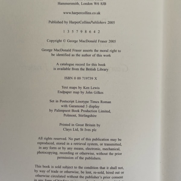 george macdonald fraser flashman on the marcg signed limited edition3