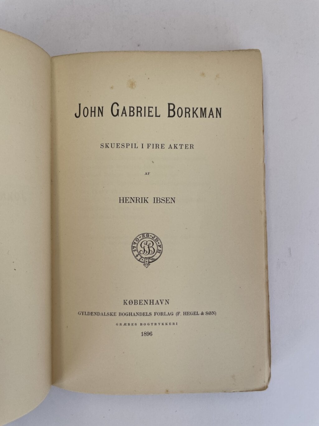 henrik ibsen john gabriel borkman first edition2