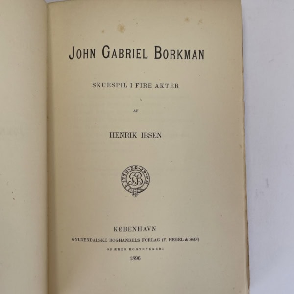 henrik ibsen john gabriel borkman first edition2