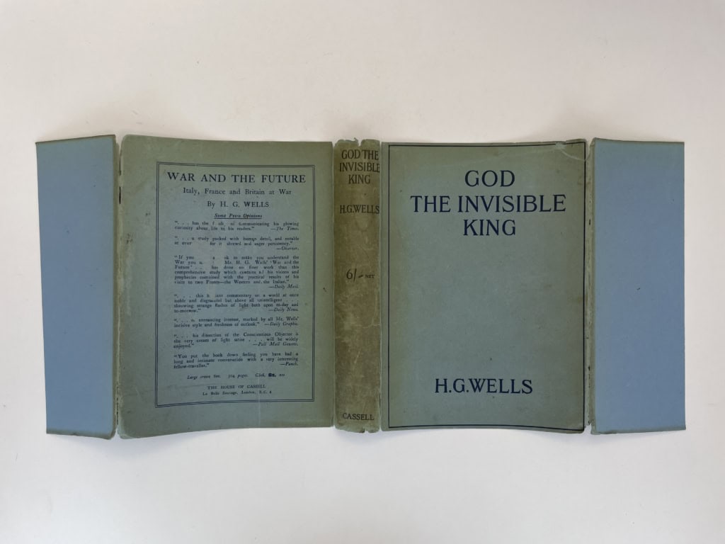 hg wells god the invisible king first edition4