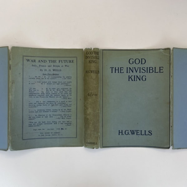hg wells god the invisible king first edition4