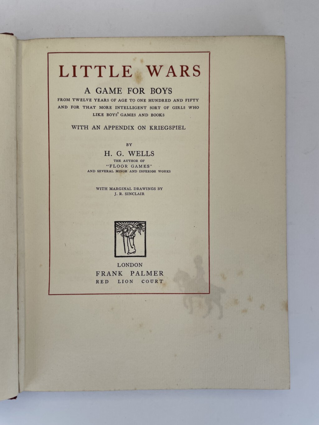 hg wells little wars first edition3