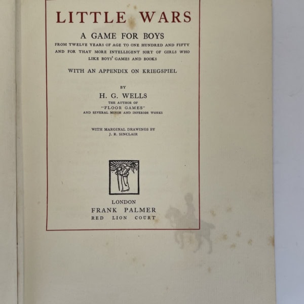 hg wells little wars first edition3