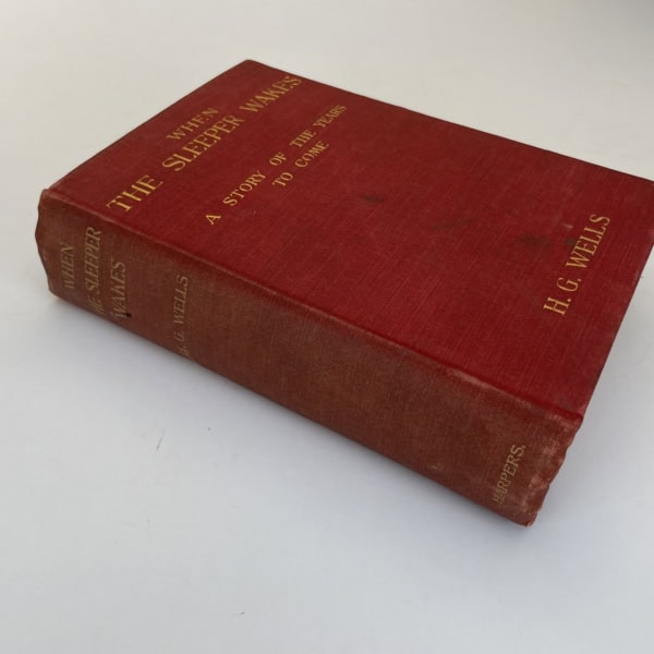 hg wells when the sleeper wakes first edition4