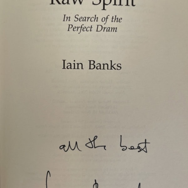 iain banks raw spirit signed first edition2