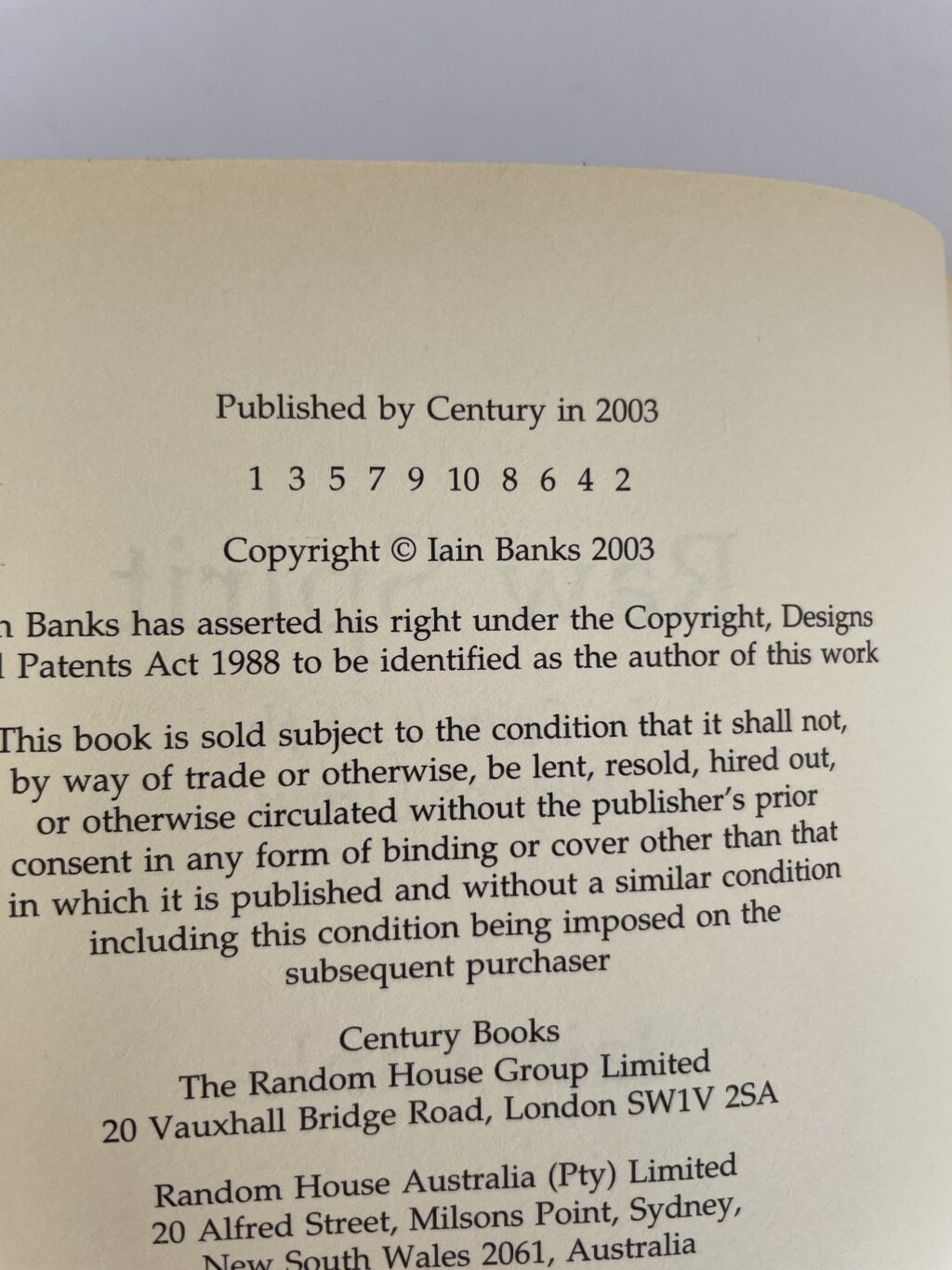 iain banks raw spirit signed first edition3