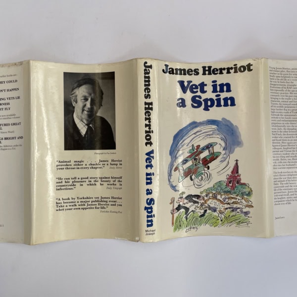 james herriot vet in a spin signed first 5