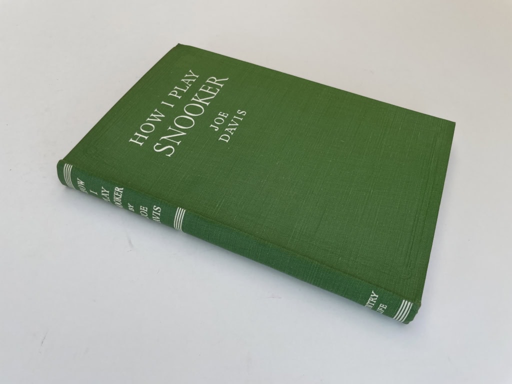 joe davis how i play snooker signed first4