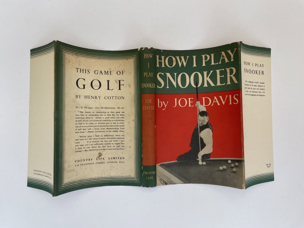 joe davis how i play snooker signed first5