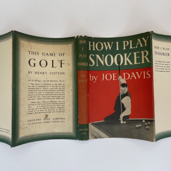 joe davis how i play snooker signed first5