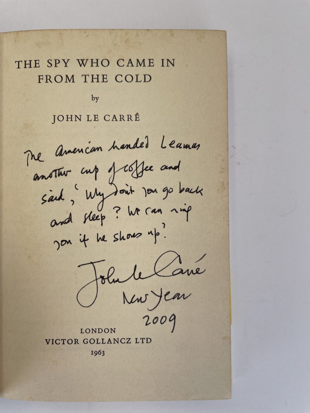 john le carre tswciftc signed with band slipcase 2