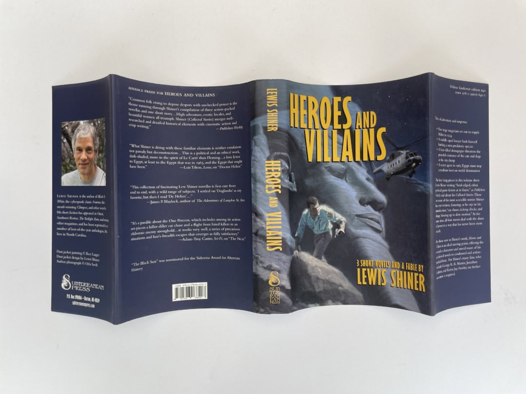 lewis shiner heroes and villans signed first ed5