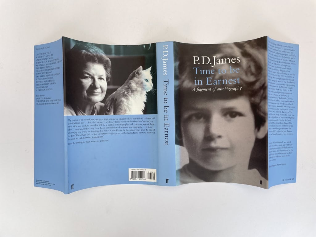 pd james time to be in ernest first edition4