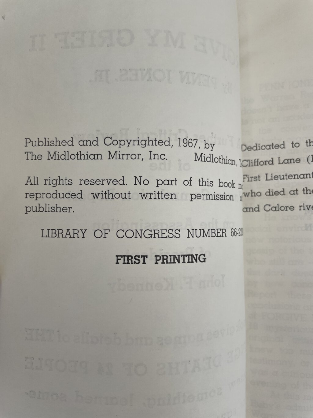 penn jones jr forgive my grief first 3