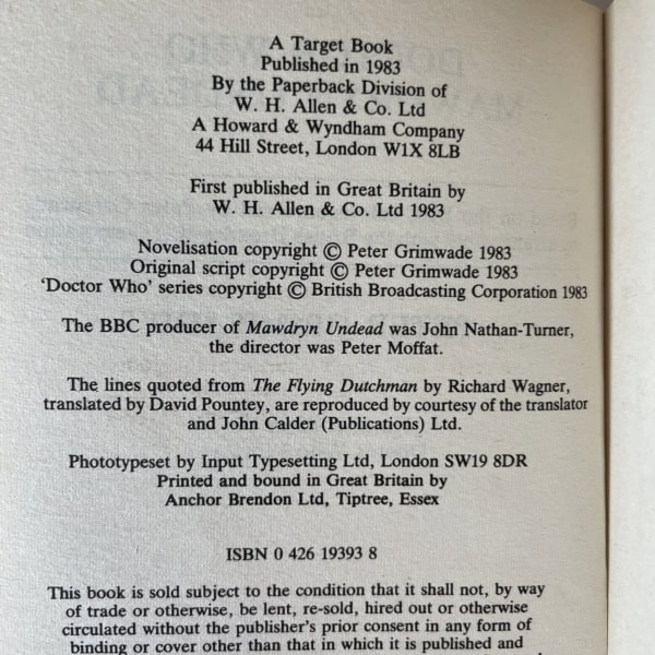 peter grimwade doctor who mawdryn undead 2