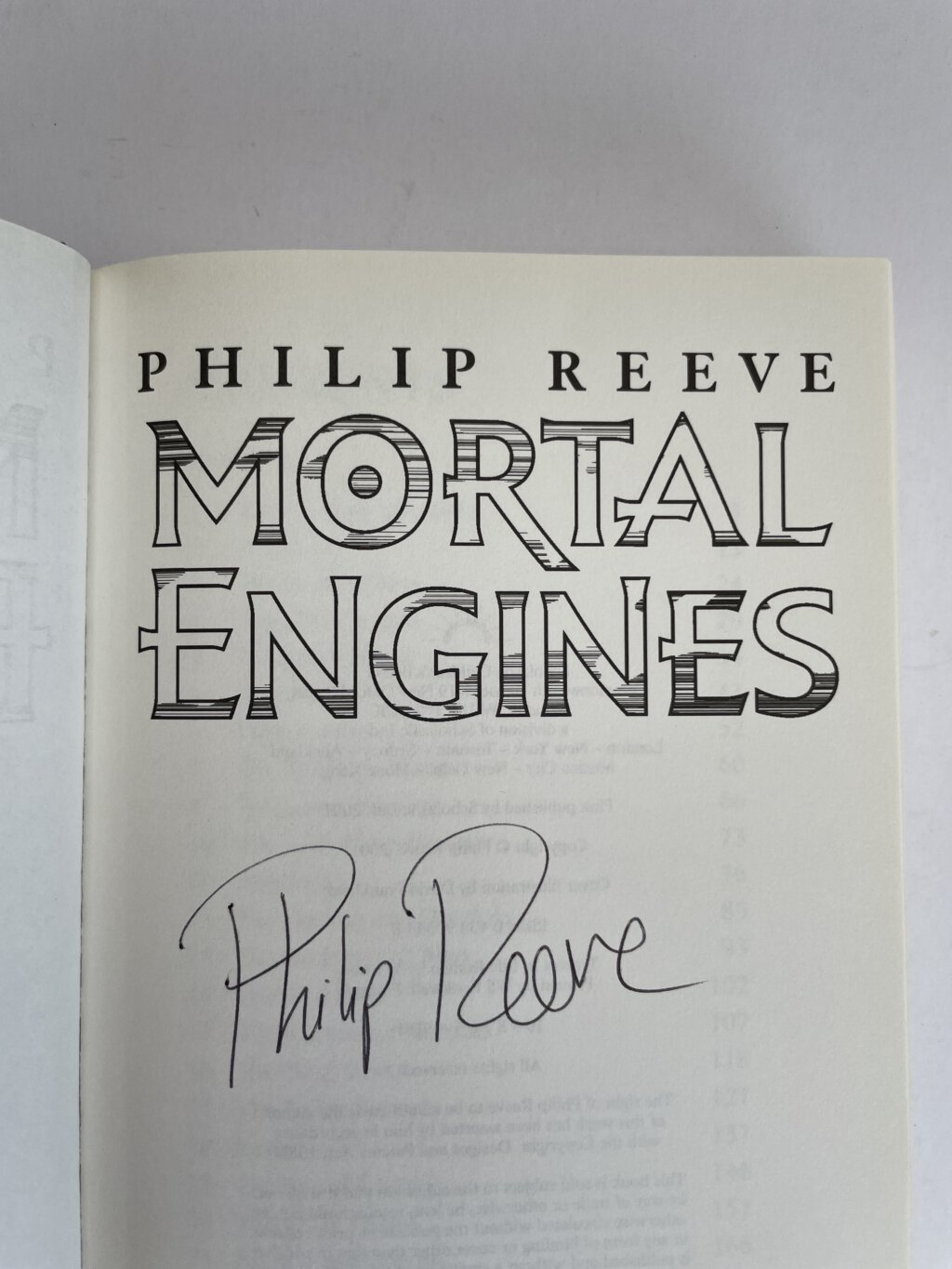 philip reeve mortal engines signed first 3