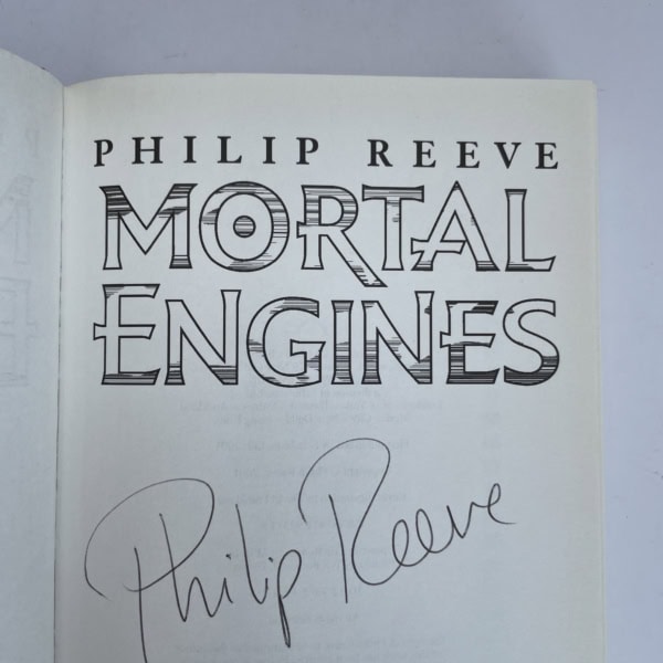 phillip reeve mortal engines signed first ed2