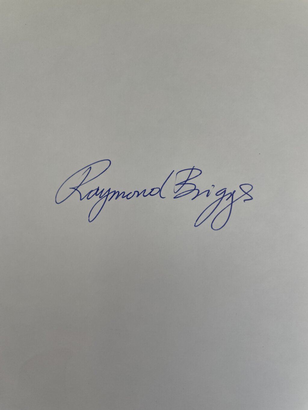 raymond briggs fungus the bogeyman signed first ed2