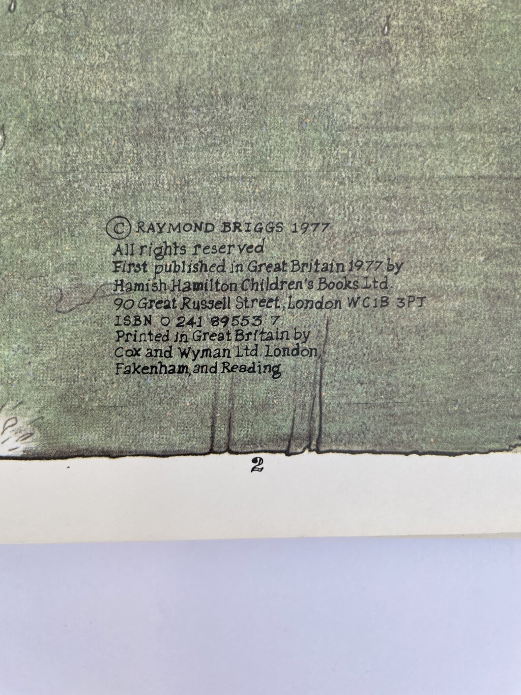 raymond briggs fungus the bogeyman signed first ed3