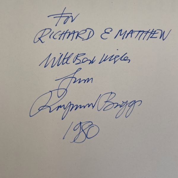 raymond briggs the snowman signed first ed2